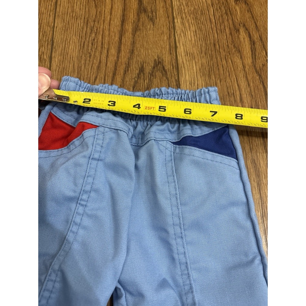 Healthtex Kids Vintage 80s 90s Blue Jogger Pants Retro Kidcore 12 M Colorblock